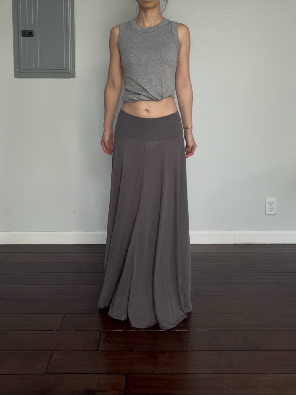 St. Agni Fluid Jersey Skirt